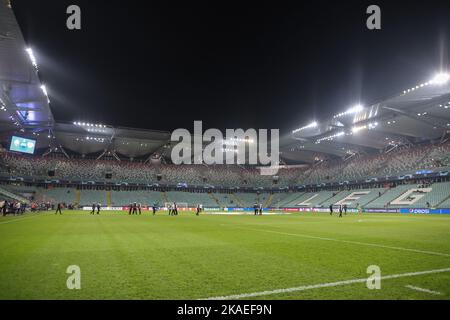 Warschau, Pologne. 02nd novembre 2022. Football: Ligue des Champions, Shakhtyor Donetsk - RB Leipzig, groupe, groupe F, match 6 au stade Wojska Polskiego, voir à l'intérieur du stade avant le match. Credit: Jan Woitas/dpa/Alay Live News Banque D'Images