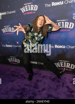 1 novembre 2022, New York, New York, Etats-Unis: Al Yankovic assiste à la première de New York de Roku Originals - bizarre: L'histoire d'Al Yankovic au Alamo Drafthouse Cinema Downtown Brooklyn (Credit image: © Lev Radin/Pacific Press via ZUMA Press Wire) Banque D'Images