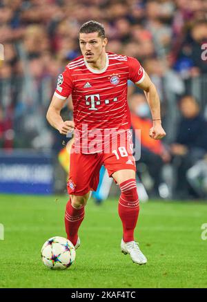 Munich, Allemagne. 01st novembre 2022. Marcel Sabitzer, FCB 18 dans le match FC BAYERN MUENCHEN - INTER MAILAND 2-0 de la Ligue des champions de football UEFA, stade de groupe, groupe C, jour du match, en saison 2022/2023 à Munich, 1 novembre 2022. Gruppenphase, FCB crédit: Peter Schatz/Alay Live News Banque D'Images