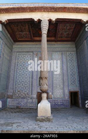 Entrée à la chambre d'hôtes de Khan, Palais Tash Khauli, Ichan Kala (vieille ville), Khiva, province de Khorezm, Ouzbékistan, Asie centrale Banque D'Images