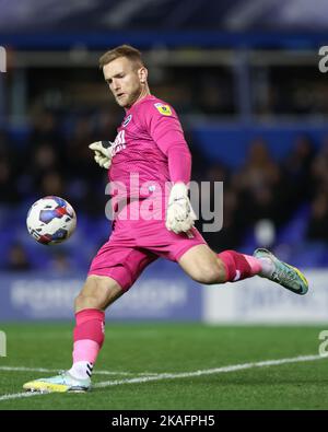 Birmingham, Royaume-Uni. 02nd novembre 2022. George long #1 de Millwall pendant le match de championnat de pari de ciel Birmingham City vs Millwall à St Andrews, Birmingham, Royaume-Uni, 2nd novembre 2022 (photo de Simon Bissett/News Images) à Birmingham, Royaume-Uni le 11/2/2022. (Photo de Simon Bissett/News Images/Sipa USA) crédit: SIPA USA/Alay Live News Banque D'Images