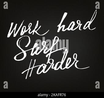 Citation estivale tirée à la main Illustration de Vecteur