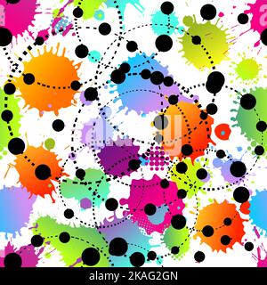 Motifs colorés sans couture. Illustration vectorielle Illustration de Vecteur