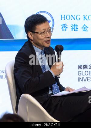 Hong Kong, Chine. 02nd novembre 2022. HONG KONG, HONG KONG SAR, CHINE : NOVEMBRE 2ND 2022. Sommet mondial LeadersÕ sur l'investissement financier: Naviguer dans l'incertitude.Panel 3. NEIL SHEN, fondateur et associé directeur de Sequoia China Alamy Live News/Jayne Russell Credit: Jayne Russell/Alamy Live News Banque D'Images