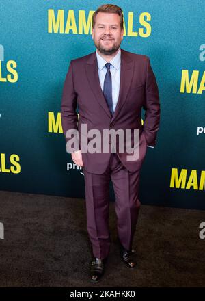 West Hollywood, États-Unis. 02nd novembre 2022. WEST HOLLYWOOD, LOS ANGELES, CALIFORNIE, États-Unis - NOVEMBRE 02 : le comédien anglais, acteur, chanteur et animateur de télévision James Corden arrive à la première de Los Angeles de la saison 1 des mammifères d'Amazon Prime Video, qui s'est tenue à l'hôtel West Hollywood EDITION sur 2 novembre 2022 à West Hollywood, Los Angeles, Californie, États-Unis. ( Credit: Image Press Agency/Alamy Live News Banque D'Images