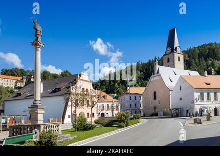 Hrad Rožmberk, Rozmberk nad Vltavou, Jizni Cechy, Ceska republika / château, Rozmberk nad Vltavou, Bohême du Sud, République tchèque Banque D'Images