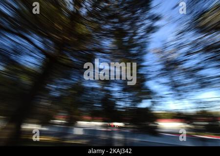 Daniel Ricciardo, pilote australien de Formule 1, de l'écurie Red Bull Formula One au volant de sa voiture au cours du dernier jour des essais de Formule 1 à Barcelone, 4th mars 2016. (Photo de Joan Cros/NurPhoto) *** Veuillez utiliser le crédit du champ de crédit *** Banque D'Images