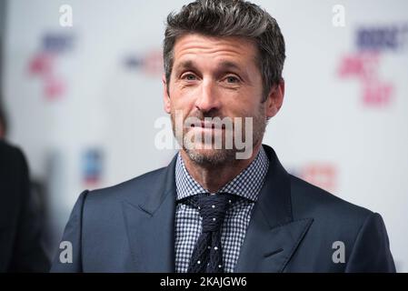 Patrick Dempsey assiste à la première de 'Bridget Jones Baby' au cinéma Kinepolis à Madrid le 10 septembre 2016 (photo de Gabriel Maseda/NurPhoto) *** Veuillez utiliser le crédit du champ de crédit *** Banque D'Images