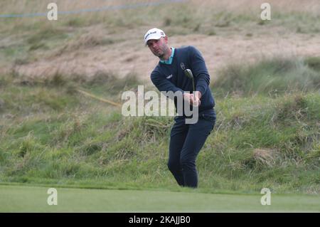 Paul Waring (ENG) pendant le British Masters 2016 soutenu par SkySports deuxième tour au Grove Golf course sur 14 octobre 2016 à Watford, Angleterre. (Photo de Kieran Galvin/NurPhoto) *** Veuillez utiliser le crédit du champ de crédit *** Banque D'Images