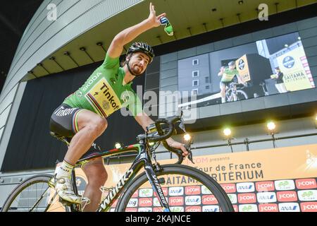 Peter Sagan, un coureur cycliste slovaque pour UCI ProTeam Tinkoff, avant la course de point, à la quatrième édition du Tour de France Saitama Criterium. Le samedi 29th octobre 2016, à Saitama, Japon. Photo par Artur Widak *** Veuillez utiliser le crédit du champ de crédit *** Banque D'Images