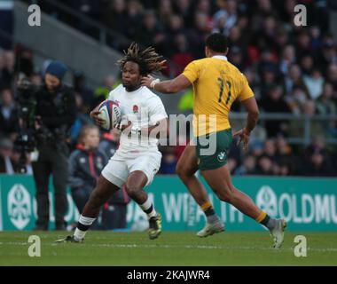 La Marland Yarde l'Angleterre lors du match de la Old Mutual Wealth Series entre l'Angleterre et l'Australie au stade de Twickenham , Londres, Grande-Bretagne - 03 décembre 2016 (photo de Kieran Galvin/NurPhoto) *** Veuillez utiliser le crédit du champ de crédit *** Banque D'Images