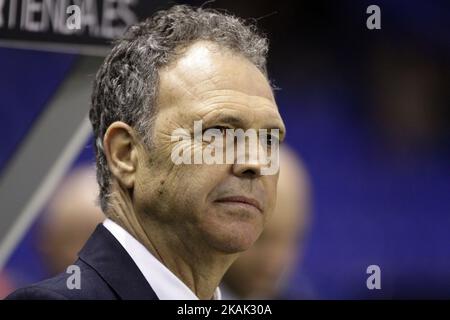 Joaquin Caparros pendant le match de la Liga Santander entre Real Club Deportivo de la Coruna vs Club Atletico Osasuna à l'Estadio Municipal de Riazor sur 18 décembre 2016 dans Une Coruna, Galice, Espagne (photo de José Manuel Alvarez Rey/NurPhoto) *** Veuillez utiliser le crédit du champ de crédit *** Banque D'Images