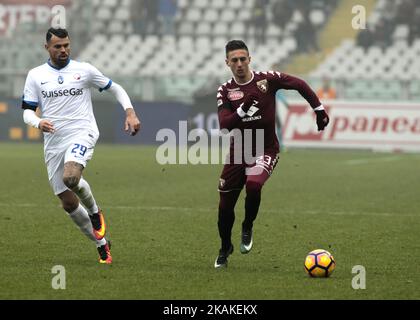 Antonio Barreca pendant la série Un match entre le FC Torino et Atalanta BC au Stadio Olimpico di Torino sur 29 janvier 2017 à Turin, Italie. (Photo de Loris Roselli/NurPhoto). *** Veuillez utiliser le crédit du champ de crédit *** Banque D'Images