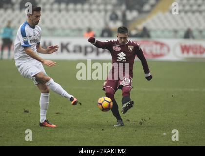 Antonio Barreca pendant la série Un match entre le FC Torino et Atalanta BC au Stadio Olimpico di Torino sur 29 janvier 2017 à Turin, Italie. (Photo de Loris Roselli/NurPhoto). *** Veuillez utiliser le crédit du champ de crédit *** Banque D'Images