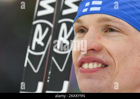 Iivo Niskanen, de Finlande, remporte la finale de la Classique individuelle de cross-country 15km de Men, au Championnat du monde nordique de ski 2017 de FIS à Lahti. Mercredi, 29 février 2017, à Lahti, en Finlande. Photo par Artur Widak *** Veuillez utiliser le crédit du champ de crédit *** Banque D'Images