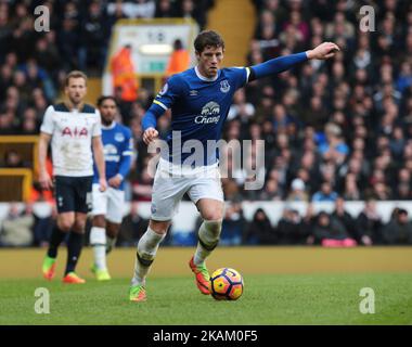 Ross Barkley d'Everton pendant le match de la Premier League entre Tottenham Hotspur et Everton à White Hart Lane, Londres, 05 mars 2017 (photo de Kieran Galvin/NurPhoto) *** Veuillez utiliser le crédit du champ de crédit *** Banque D'Images