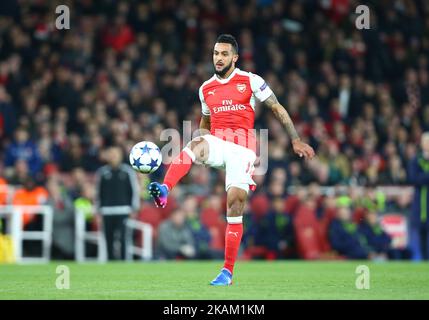 Theo Walcott d'Arsenal lors de la Ligue des champions de l'UEFA - Round 16 - 2nd Leg Match entre Arsenal et Bayern Munich aux Emirats , Londres 07 Mar 2017 (photo de Kieran Galvin/NurPhoto) *** Veuillez utiliser le crédit du champ de crédit *** Banque D'Images