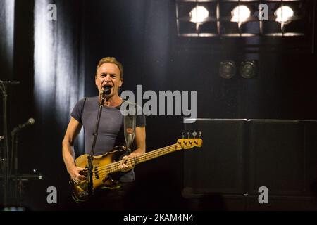 Sting se produit au MGM National Harbour, le dimanche, 12 mars, à Oxon Hill. (Photo de Cheriss May/NurPhoto) *** Veuillez utiliser le crédit du champ de crédit *** Banque D'Images