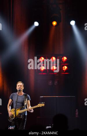 Sting se produit au MGM National Harbour, le dimanche, 12 mars, à Oxon Hill. (Photo de Cheriss May/NurPhoto) *** Veuillez utiliser le crédit du champ de crédit *** Banque D'Images