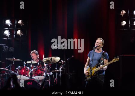 Sting se produit au MGM National Harbour, le dimanche, 12 mars, à Oxon Hill. (Photo de Cheriss May/NurPhoto) *** Veuillez utiliser le crédit du champ de crédit *** Banque D'Images