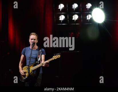 Sting se produit au MGM National Harbour, le dimanche, 12 mars, à Oxon Hill. (Photo de Cheriss May/NurPhoto) *** Veuillez utiliser le crédit du champ de crédit *** Banque D'Images