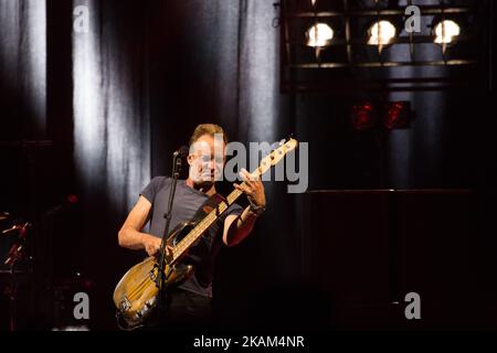 Sting se produit au MGM National Harbour, le dimanche, 12 mars, à Oxon Hill. (Photo de Cheriss May/NurPhoto) *** Veuillez utiliser le crédit du champ de crédit *** Banque D'Images