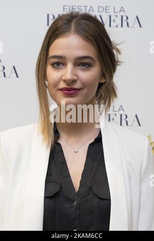 Laura Escanes lors de la séance photo de printemps « El Corte Ingles » à Madrid sur 21 mars 2017 à Madrid, en Espagne. (Photo par Oscar Gonzalez/NurPhoto) *** Veuillez utiliser le crédit du champ de crédit *** Banque D'Images