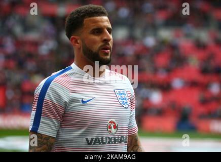 Kyle Walker d'Angleterre pendant la coupe du monde de la FIFA Qualifying - European - Group F Match entre l'Angleterre et la Lituanie au stade Wembley Londres 26 mars 2017 (photo de Kieran Galvin/NurPhoto) *** Veuillez utiliser le crédit du champ de crédit *** Banque D'Images