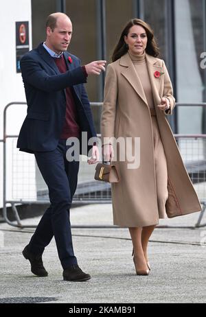 Scarborough, Royaume-Uni. 03rd novembre 2022. 3 novembre 2022. Scarborough, Royaume-Uni. Le Prince et la Princesse de Galles à la rue de Scarborough, un centre communautaire qui accueille des organisations locales pour développer et développer leurs services. Crédit : Doug Peters/Alamy Live News Banque D'Images