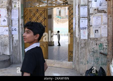 La vie quotidienne dans le Douma près de Damas après la signature du Mémorandum de cessez-le-feu à la Conférence d'Astana ØŒ Syrie 6 mai 2017. (Photo de Samer Bouidani/NurPhoto) *** Veuillez utiliser le crédit du champ de crédit *** Banque D'Images