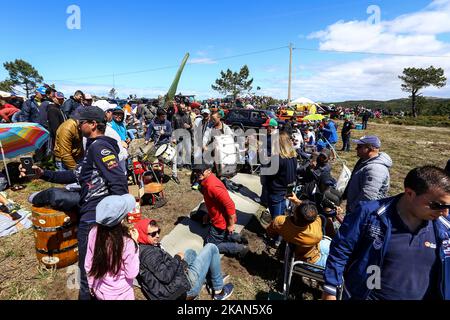 Ambient pendant le SS2 Viana do Castelo de WRC Vodafone Rally de Portugal 2017, à Matosinhos au Portugal sur 19 mai 2017. (Photo de Paulo Oliveira / DPI / NurPhoto) *** Veuillez utiliser le crédit du champ de crédit *** Banque D'Images