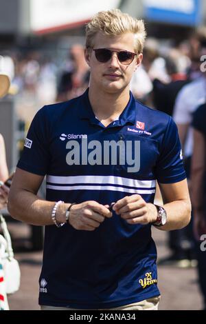 09 ERICSSON Marcus de Suède de Sauber F1 C36 pendant le Grand Prix de Monaco du championnat de Formule 1 de la FIA, à Monaco le 26th de 2017. (Photo de Xavier Bonilla/NurPhoto) *** Veuillez utiliser le crédit du champ de crédit *** Banque D'Images