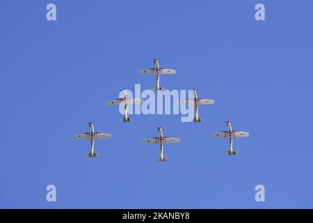 Célébration du 26th anniversaire des forces armées croates au centre sportif de loisirs Jarun à Zagreb, Croatie, le 28 mai 2017. (Photo par Alen Gurovic/NurPhoto) *** Veuillez utiliser le crédit du champ de crédit *** Banque D'Images