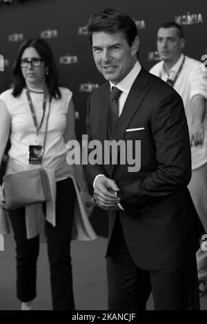 Tom Cruise participe à la première espagnole 'The Mummy' au cinéma 'Callao City Lights' à Madrid le 29 mai 2017 (photo de Gabriel Maseda/NurPhoto) *** Veuillez utiliser le crédit du champ de crédit *** Banque D'Images
