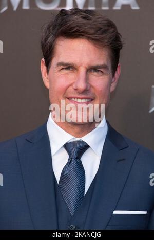 Tom Cruise participe à la première espagnole 'The Mummy' au cinéma 'Callao City Lights' à Madrid le 29 mai 2017 (photo de Gabriel Maseda/NurPhoto) *** Veuillez utiliser le crédit du champ de crédit *** Banque D'Images