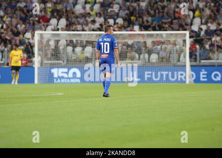 Alessandro Del Piero lors du vingt-sixième match de football de charité Partita del Cuore au stade Juventus le 30 mai 2017 à Turin, Italie. (Photo par Massimiliano Ferraro/NurPhoto) *** Veuillez utiliser le crédit du champ de crédit *** Banque D'Images