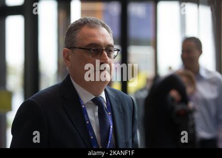 Le Vice-Ministre des Affaires étrangères de la Fédération de Russie, Igor Morgulov, participe au Forum économique international de Saint-Pétersbourg (SPIEF), Russie, 2 juin 2017 (photo d'Igor Russak/NurPhoto) *** Veuillez utiliser le crédit du champ de crédit *** Banque D'Images