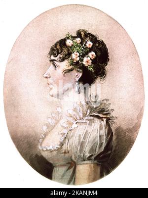 Josephine de Beauharnais - d'apres Jean Baptiste Isabey Banque D'Images