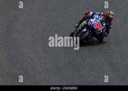 25 Maverick Vinales d'Espagne de Movistar Yamaha MotoGP (Yamaha) pendant le Grand Prix Monter énergie Catalogne, au circuit de Barcelone-Catalunya sur 9 juin de 2017. (Photo de Xavier Bonilla/NurPhoto) *** Veuillez utiliser le crédit du champ de crédit *** Banque D'Images