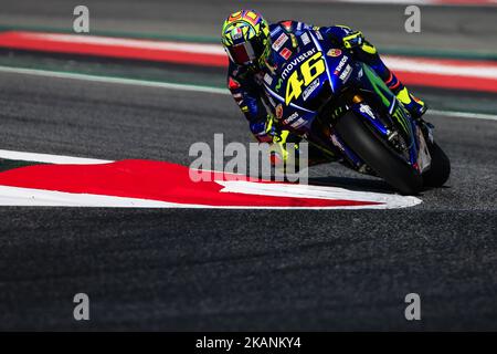 46 Valentino Rossi de l'Italie de Movistar Yamaha moto GP (Yamaha) pendant le Grand Prix Monter énergie Catalogne, au circuit de Barcelone-Catalunya sur 10 juin de 2017. (Photo de Xavier Bonilla/NurPhoto) *** Veuillez utiliser le crédit du champ de crédit *** Banque D'Images