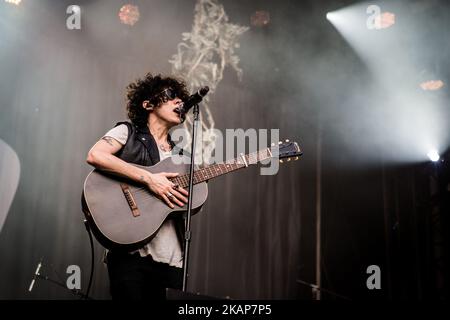 La chanteuse de rock américaine alternative et chansonnante LP sur scène lors du Moon&Stars Festival 2017 à Locarno, en Suisse, sur 15 juillet 2017. (Photo de Roberto Finizio/NurPhoto) *** Veuillez utiliser le crédit du champ de crédit *** Banque D'Images