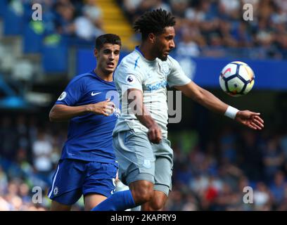 Ashley Williams d'Everton lors du match de la première ligue entre Chelsea et Everton au Stamford Bridge, Londres, Angleterre, le 27 août 2017. (Photo de Kieran Galvin/NurPhoto) Banque D'Images