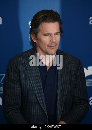 Ethan Hawke participe à la séance photo « première réformée » lors du Festival du film de Venise de 74th sur 31 août 2017 à Venise, en Italie. (Photo de Matteo Chinellato/NurPhoto) Banque D'Images