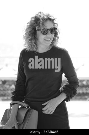 Venise, Italie. 08 septembre 2017. Valeria Golino à l'Hôtel Excelsior (photo de Matteo Chinellato/NurPhoto) Banque D'Images