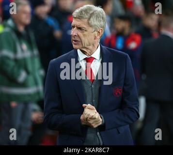 Arsene Wenger, gestionnaire d'arsenal, lors du match H de l'UEFA Europa League Group entre Arsenal et le 1.FC Koln aux Émirats, Londres, 14 sept. 2017 (photo de Kieran Galvin/NurPhoto) Banque D'Images