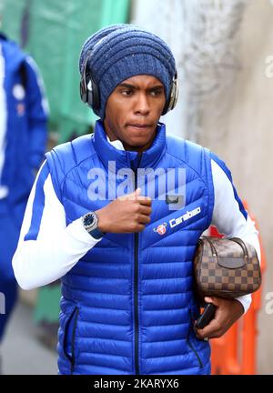 Le Willian de Chelsea lors du match de première ligue entre Crystal Palace et Chelsea au stade Selhurst Park à Londres, en Angleterre, sur 14 octobre 2017. (Photo de Kieran Galvin/NurPhoto) Banque D'Images