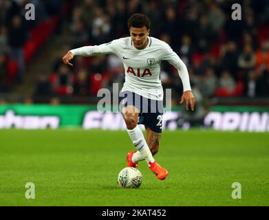 Tottenham Hotspurl's DELE Alli pendant la Carabao Cup 4th Round Match entre Tottenham Hotspur et West Ham Unis au stade Wembley à Londres, Angleterre sur 25 octobre 2017. (Photo de Kieran Galvin/NurPhoto) Banque D'Images