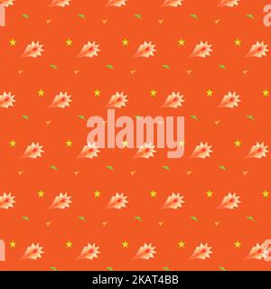 Fête de Noël étoile forme géométrique décoration pois textile papier cadeau abstrait fond texture motif sans couture illustration vectorielle Illustration de Vecteur