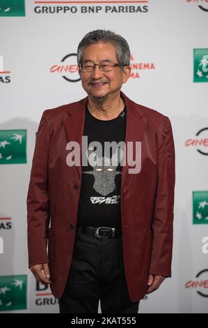 Go Nagai assiste au photocall lors du Cine Fest de Rome 12th, Rome, Italie, le 28 octobre 2017. (Photo de Giuseppe Maffia/NurPhoto) Banque D'Images