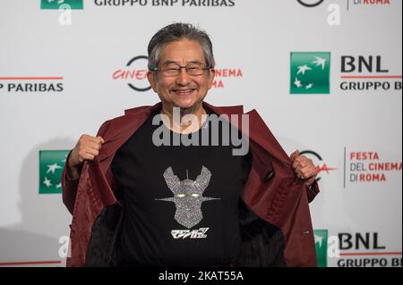 Go Nagai assiste au photocall lors du Cine Fest de Rome 12th, Rome, Italie, le 28 octobre 2017. (Photo de Giuseppe Maffia/NurPhoto) Banque D'Images